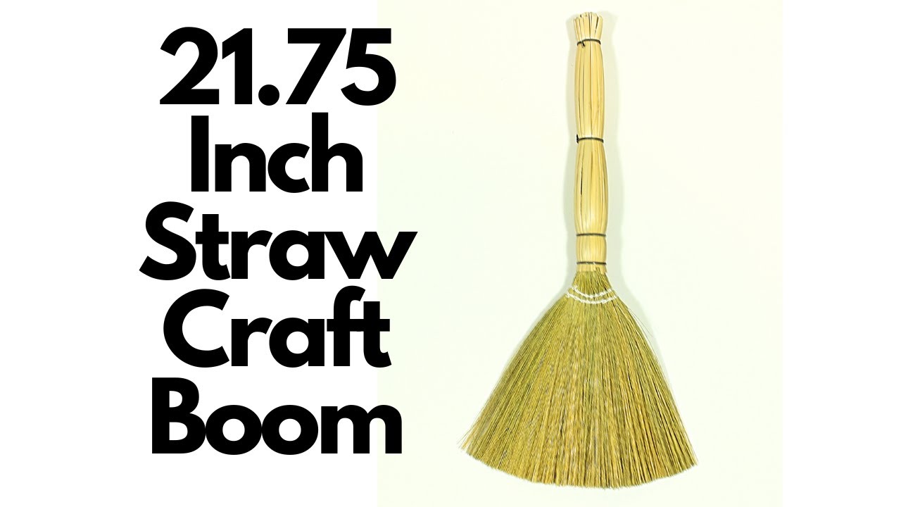21.75 Inch Straw Craft Brooms