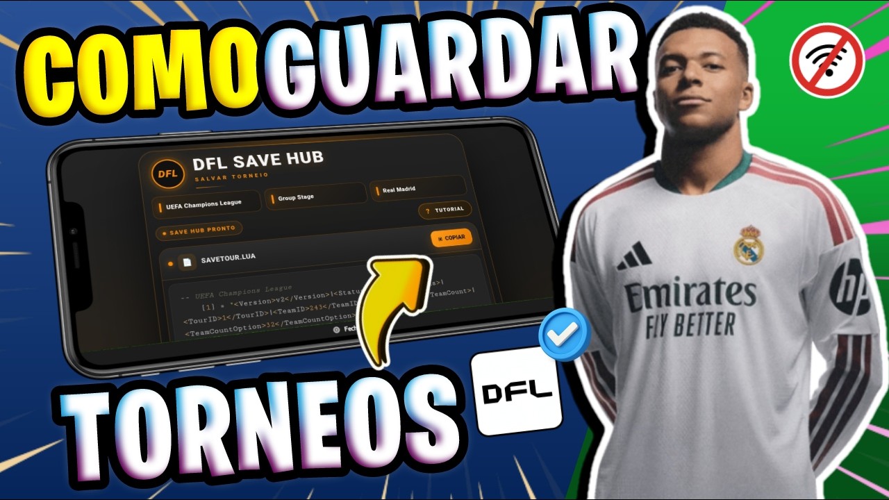 ✅ C&oacute;mo GUARDAR Torneos y Temporadas en DFL 27 (M&eacute;todo Offline)