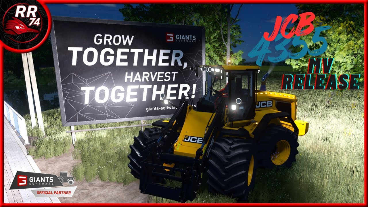 JCB wheel loader 4355 MV Edit out now  !Link in description! #farmingsimulator25  #fs25news #newmods