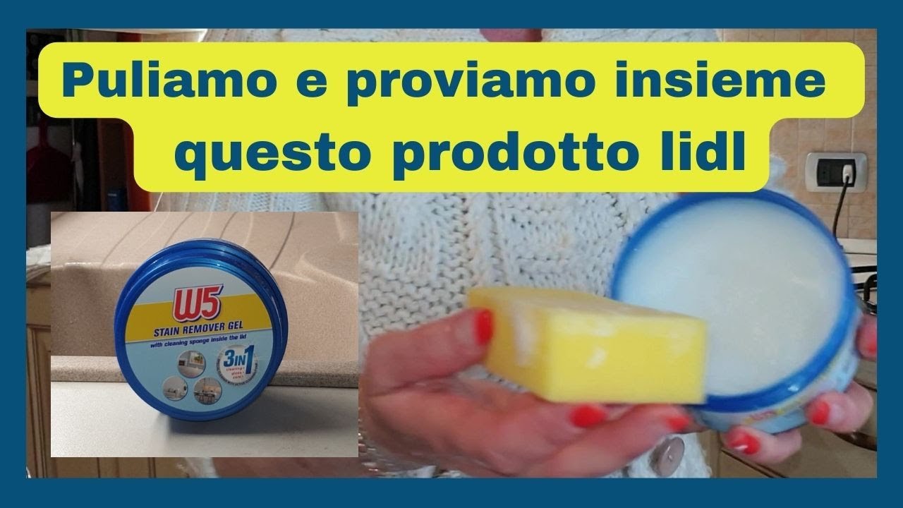 Puliamo e proviamo insieme un prodotto della lidl 🧽🧴