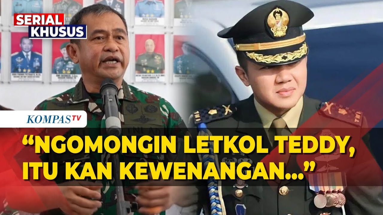 [Full] KSAD Maruli Blak-blakan soal RUU TNI hingga Letkol Teddy Naik Pangkat