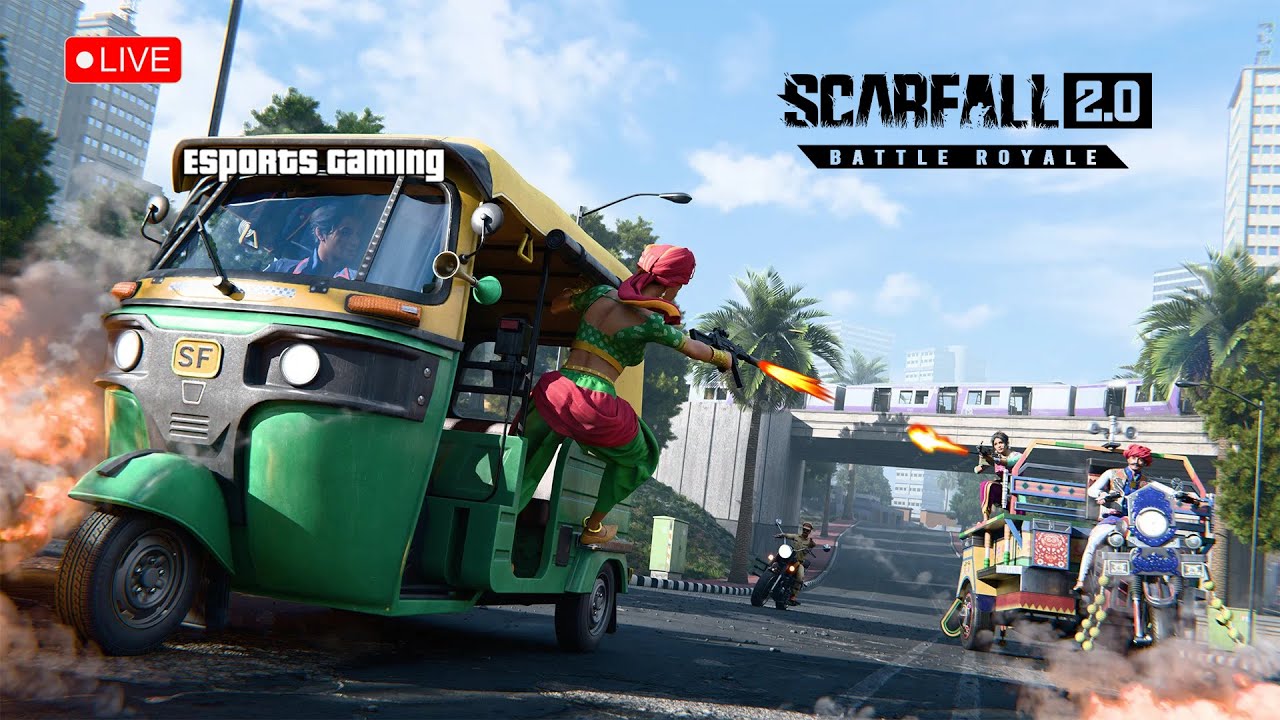 🎮 ScarFall 2.0 LIVE 🔥 | Indian 🇮🇳 Battle Royale Gameplay Road to Victory! 🏆 #Esportsgaming #sf2