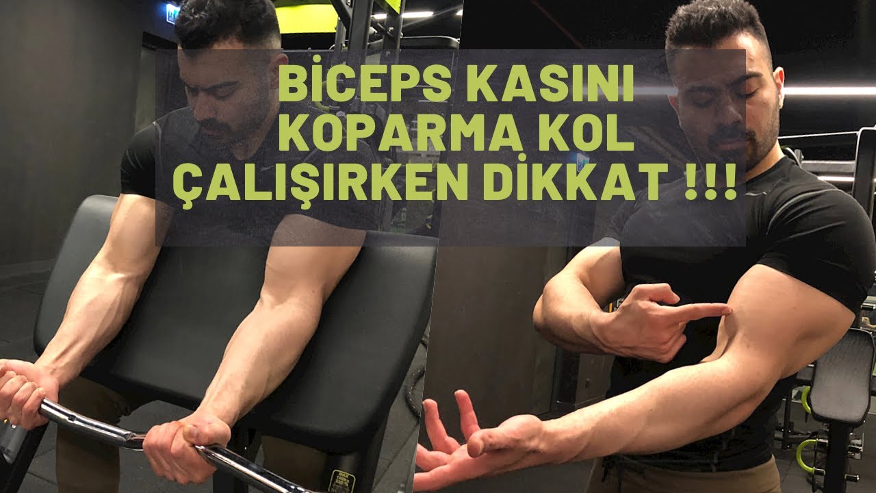 BİCEPSİ KOPARMA ! KOL ÇALIŞIRKEN BU HATAYI YAPMA ( SCOTT CURL )