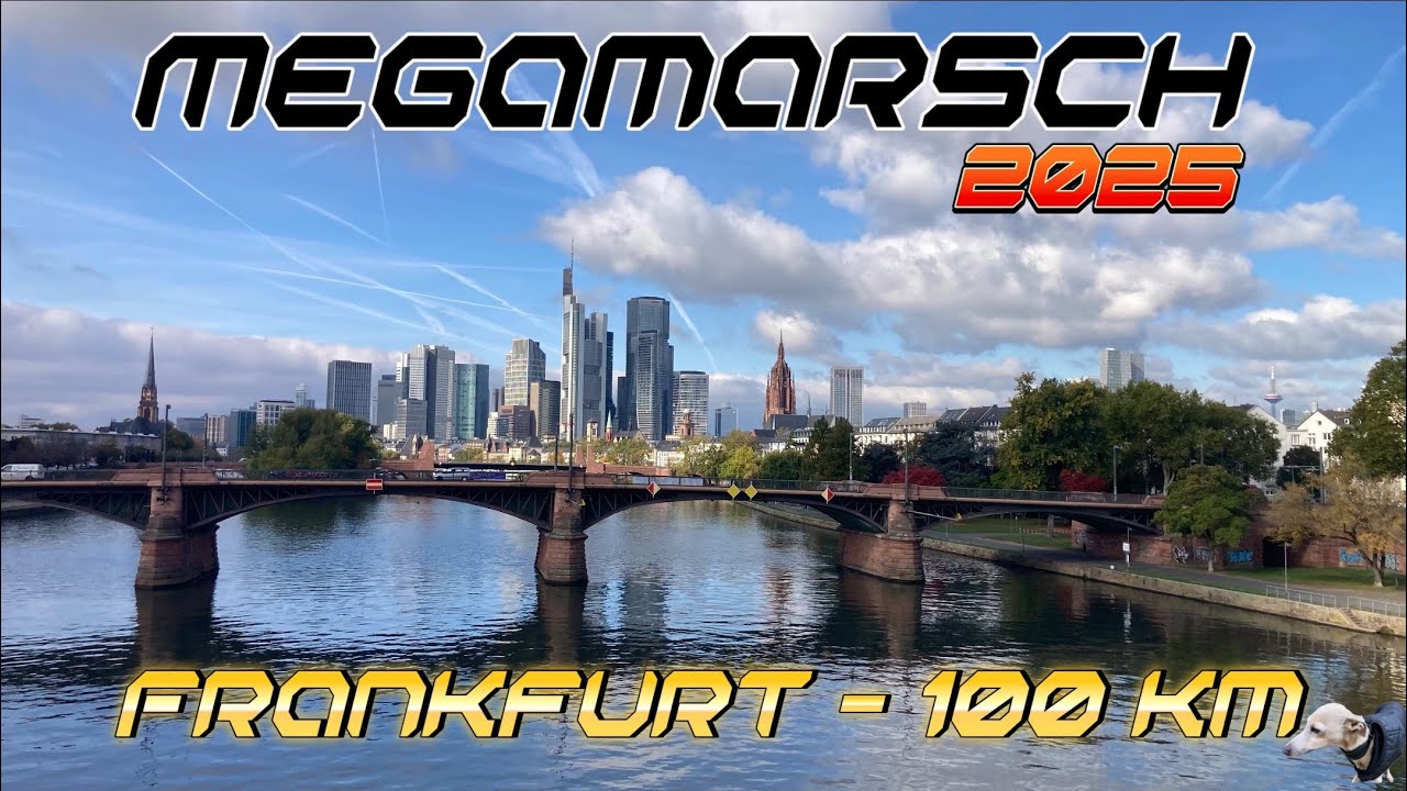 Ich.Gehe.Wandern. Megamarsch Frankfurt 2025, 100 km in 24 Stunden #extremesports