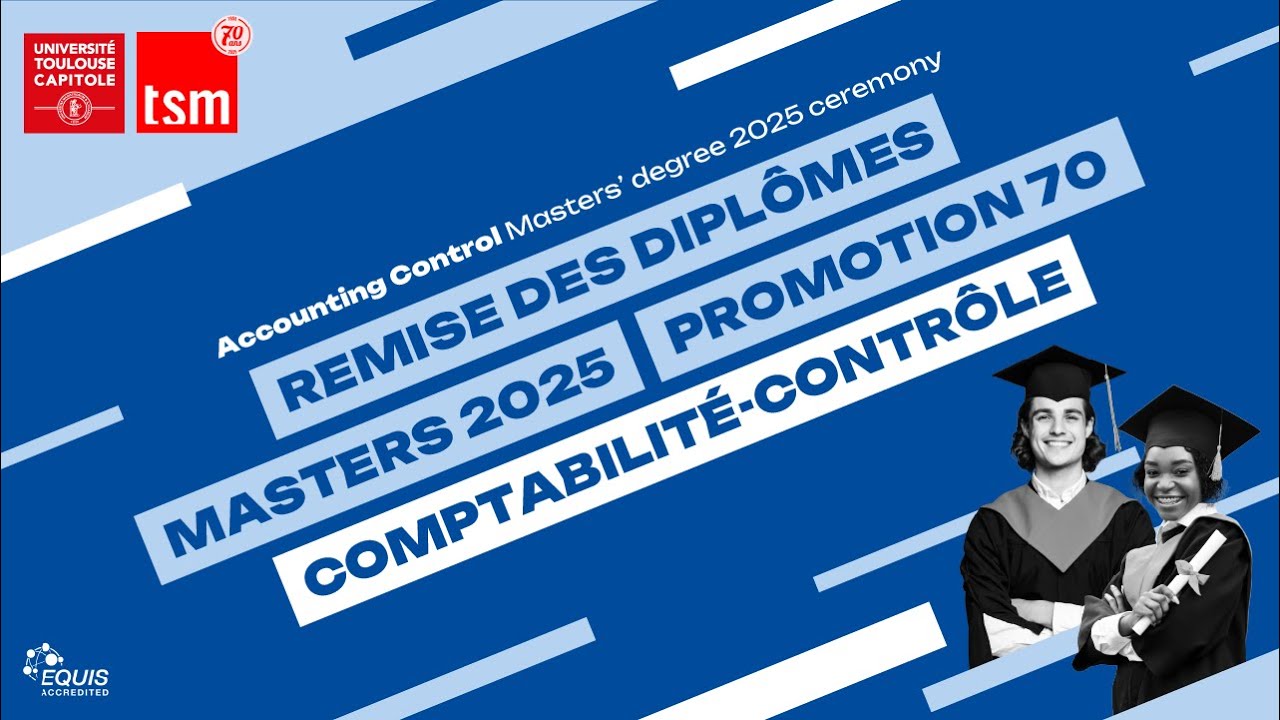 Cérémonie de remise des diplômes de Master - Département Comptabilité Contrôle 2025 – Promotion 70