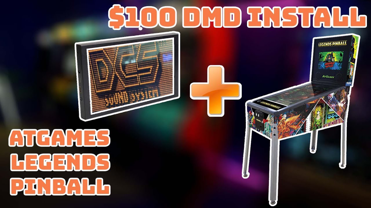 Let's Upgrade the ALP with a $100 DMD - Part 1! AtGames Legends Pinball Teardown And Install