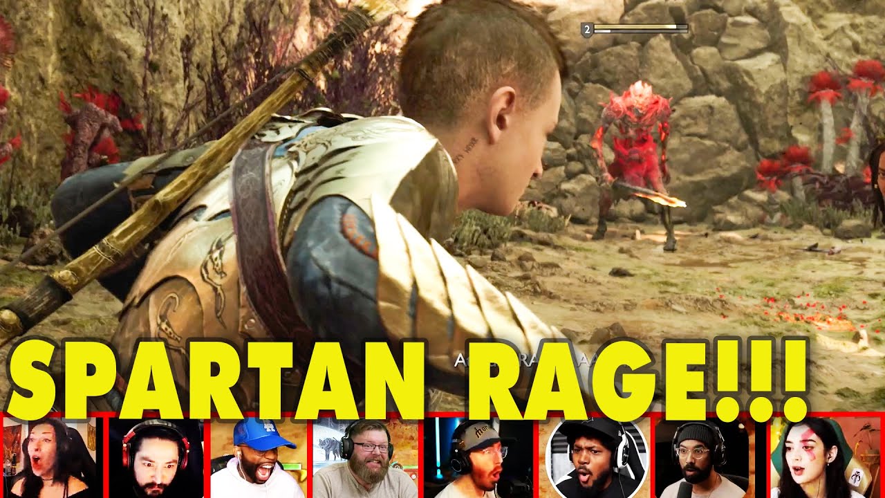 Gamers Reaction To Atreus SPARTAN RAGE In God Of War Ragnarok | Mixed Reactions