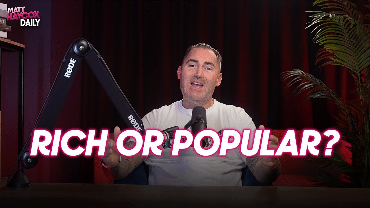 Would You Rather Be Rich or Popular?