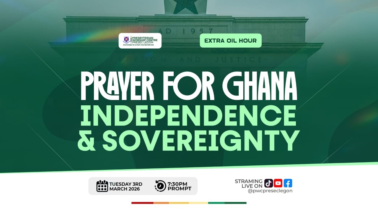 PWC - Extra Oil Hour - Prayer for Ghana - Independence & Sovereignty : Rev Anthony Ani