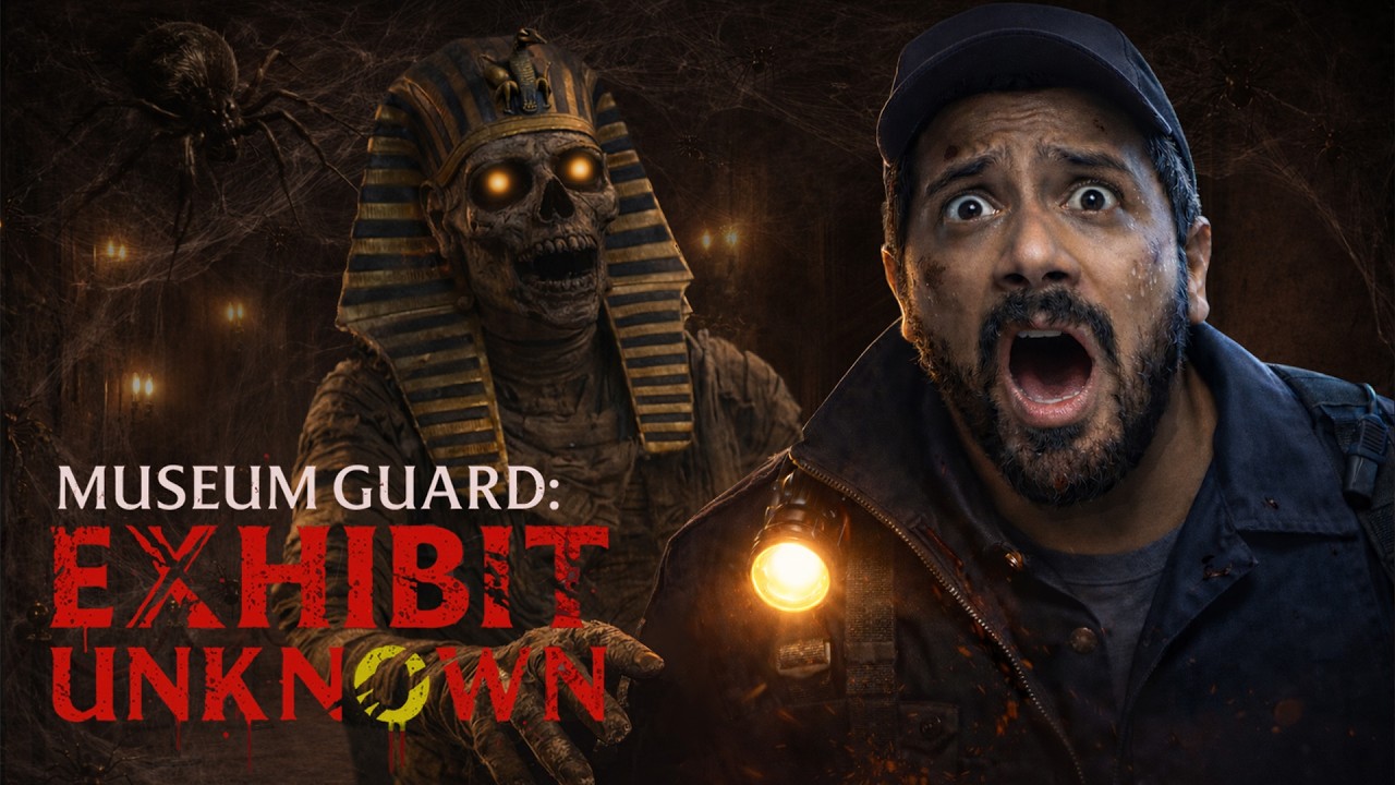 Museum Guard: Exhibit Unknown… Something Was Watching Me 😨👁️ | Full Horror Gameplay