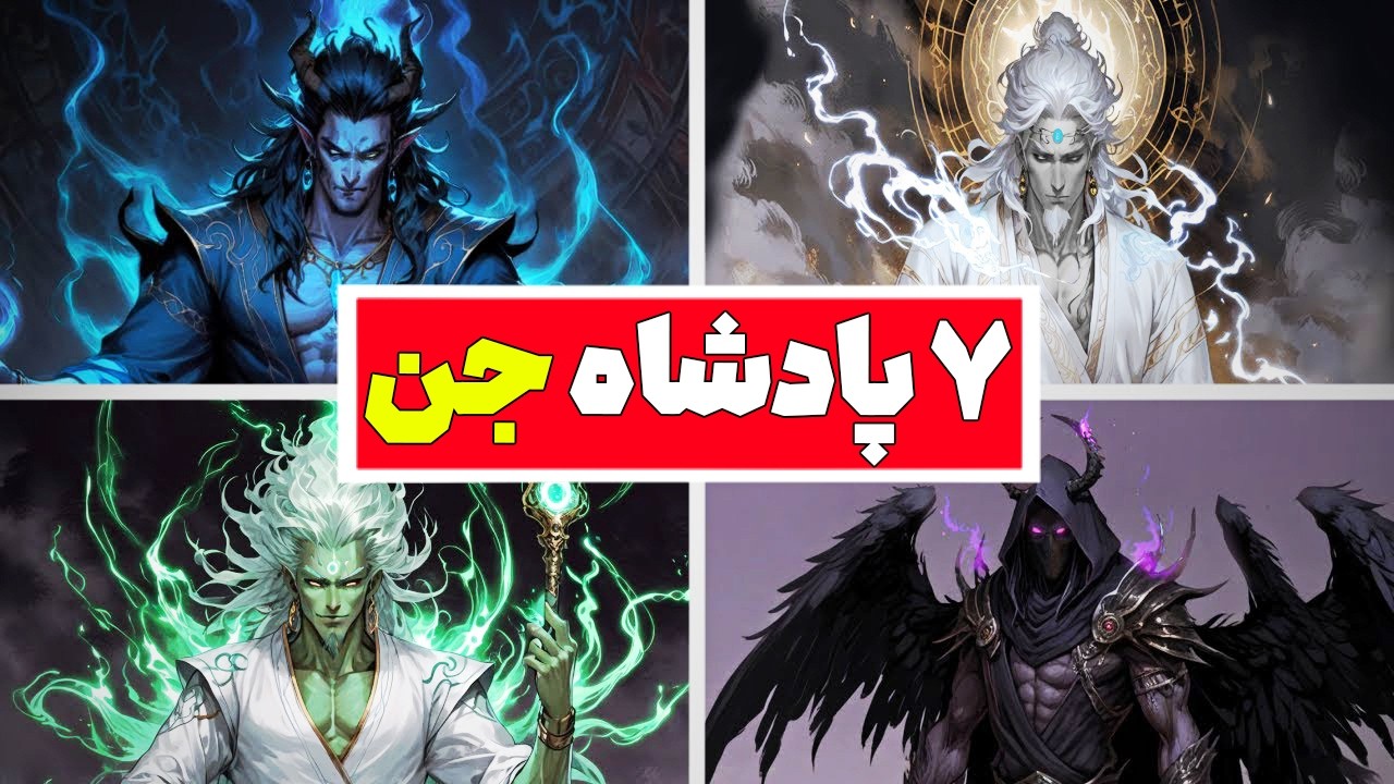 هفت پادشاه جن ها و ده خدمتگزار ترسناک آن‌ها! (حاکم روزها هفته)