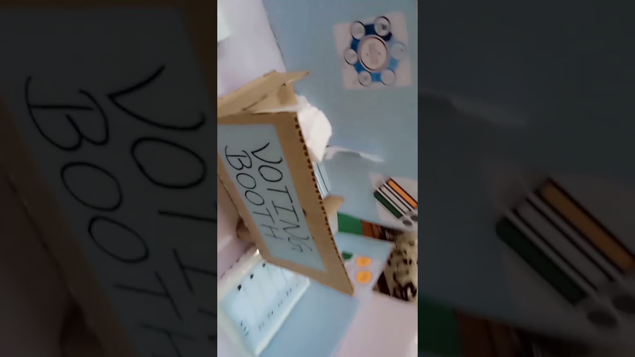 polling booth/election process #schoolproject #3dmodel #polling #voting #election