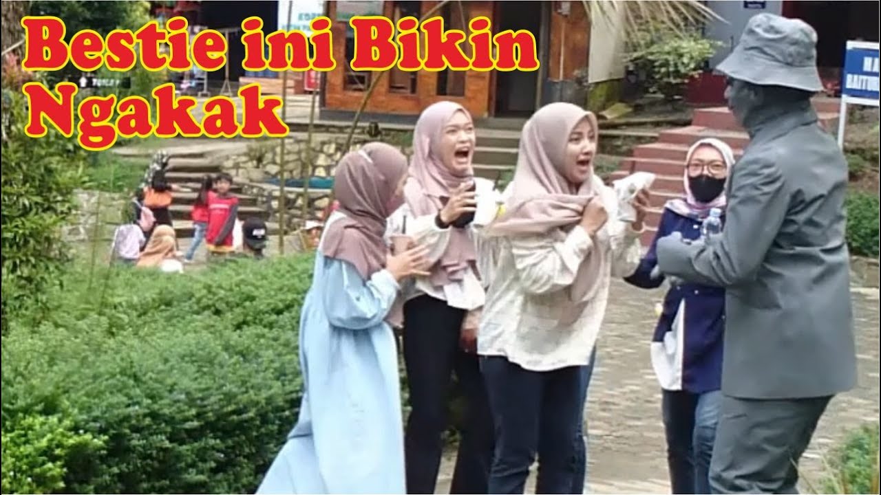 Dedek gemes lucu || Human statue prank