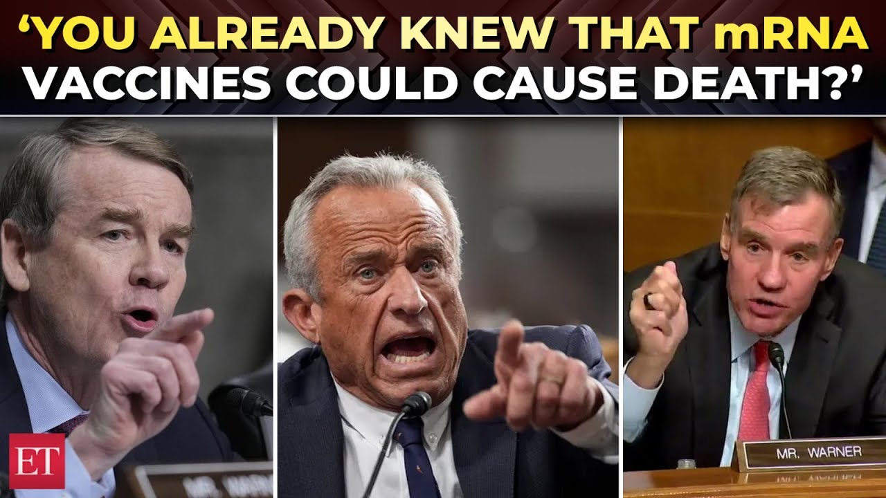 'Answer my question first!': RFK Jr. explodes at Sen. Bennet in ultra-heated COVID vaccine clash