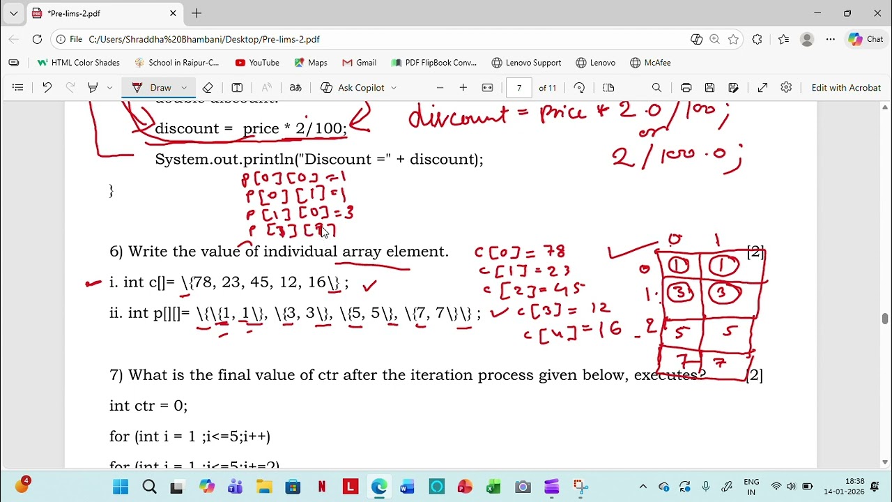 Prelim 2 Answer Key  Only Short Questions