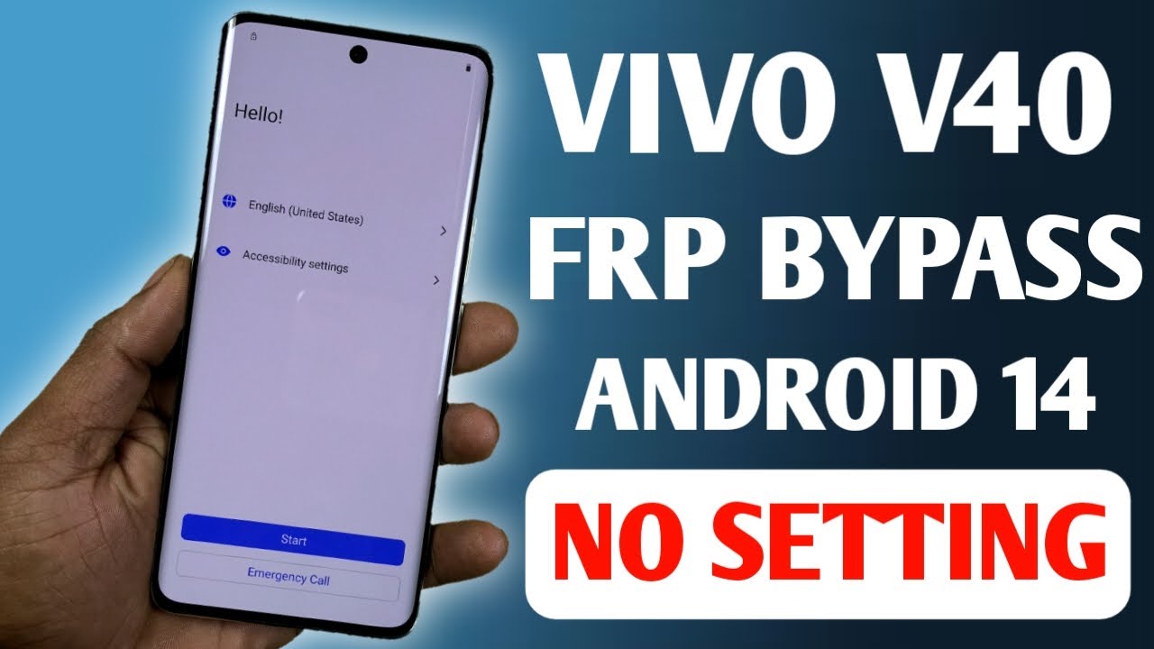 2025 Security Patch : Vivo V40/V40 Pro FRP Bypass Android 14 [ Setting Not Working ] - No PC Needed!