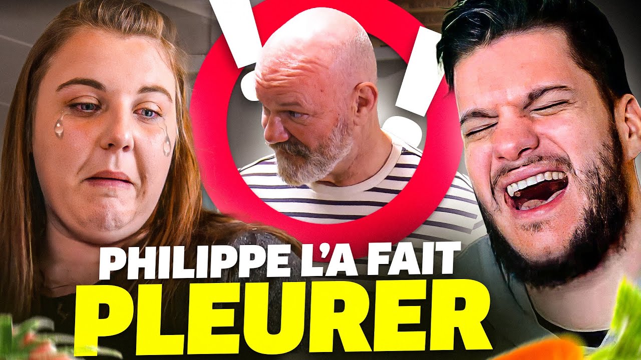 PHILIPPE ETCHEBEST FAIT CRAQUER LA SERVEUSE ! (Elle est en pls la pauvre)