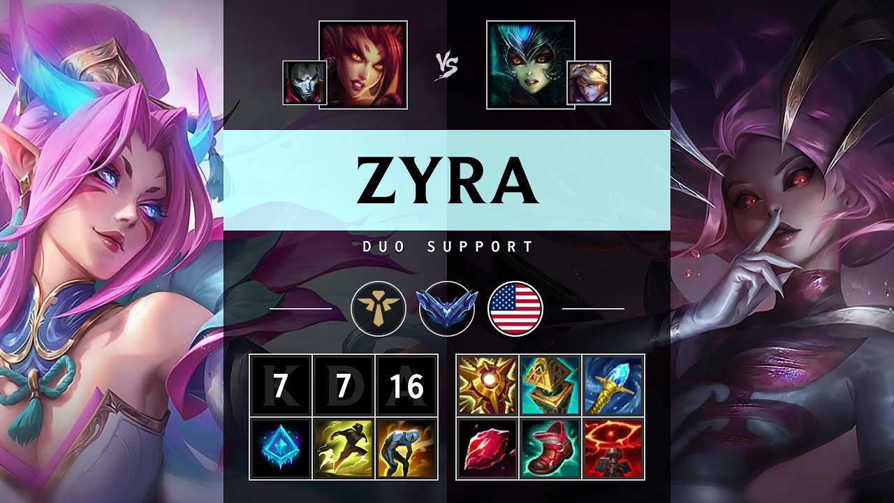 Zyra Support vs Nami - NA Diamond Patch 25.13