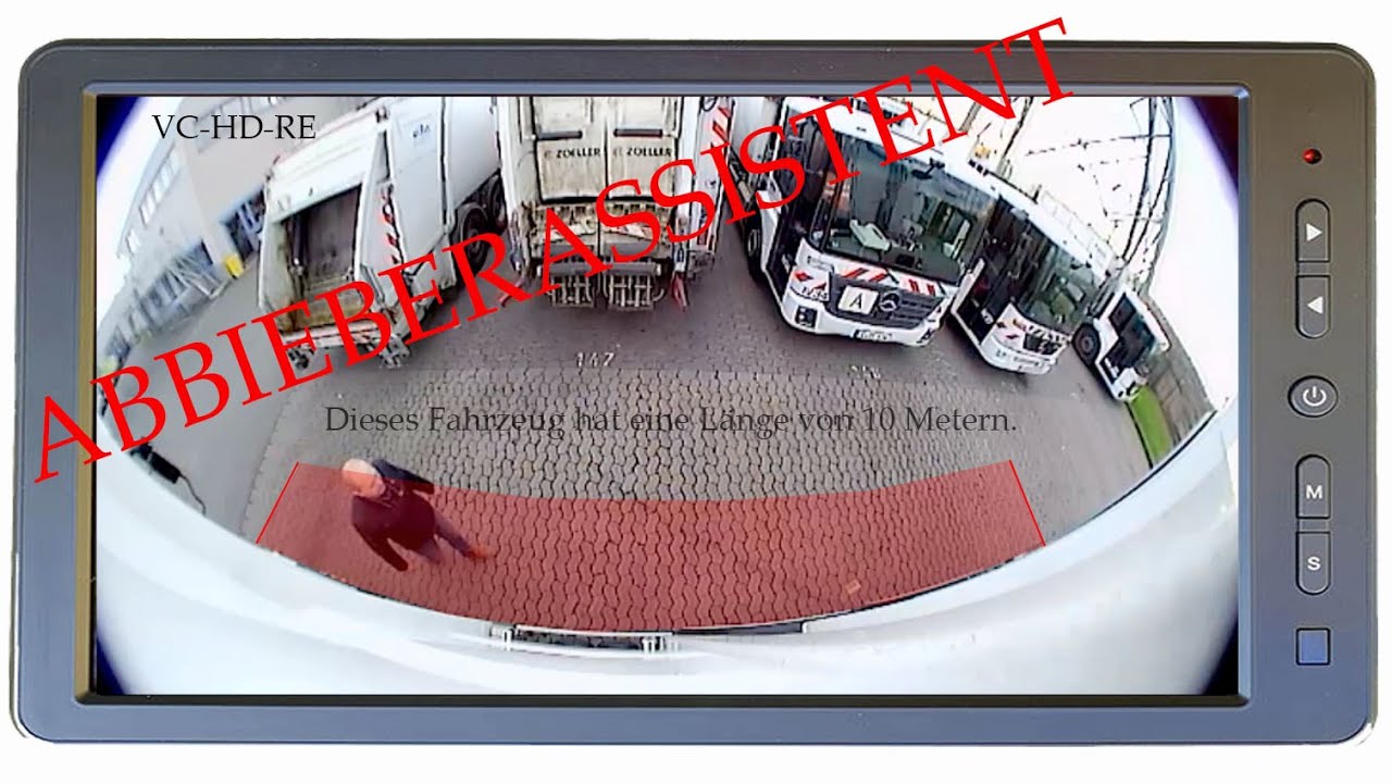 180° HD Abbiegeassistent  für tote Winkel bei Lkws