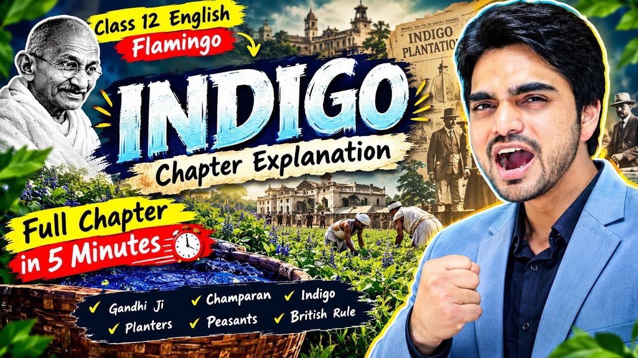 Indigo Class 12 English | Full Chapter Explanation | Flamingo | By Dear sir | CBSE Board 2026-27
