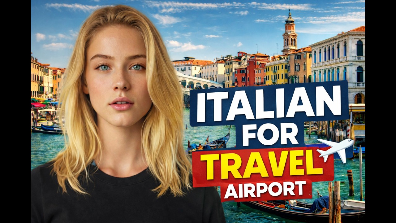 Italian for Travel: 100 Airport Sentences | Listen and Repeat