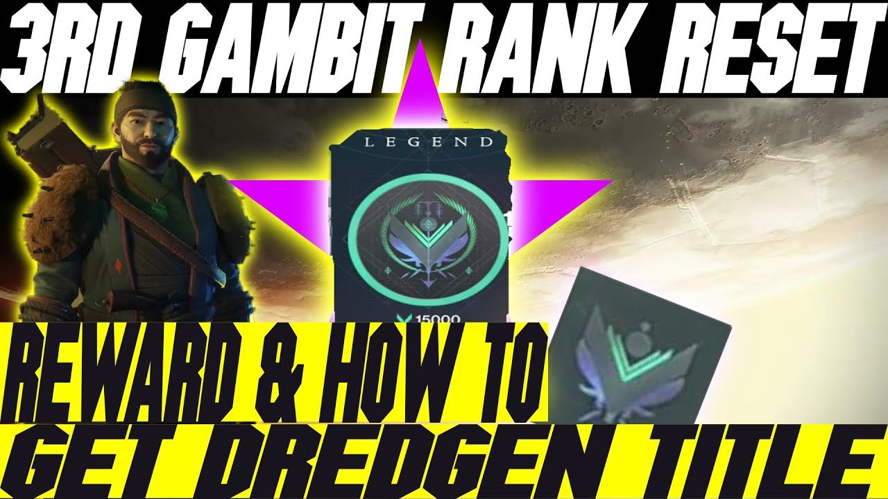 3RD INFAMY RANK RESET, REWARD AND HOW TO GET THE DREDGEN TITLE