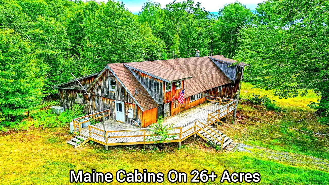 Maine Farmhouses On 26 Acres | $299k | ME Real Estate For Sale | Investment Potential | Country Farm