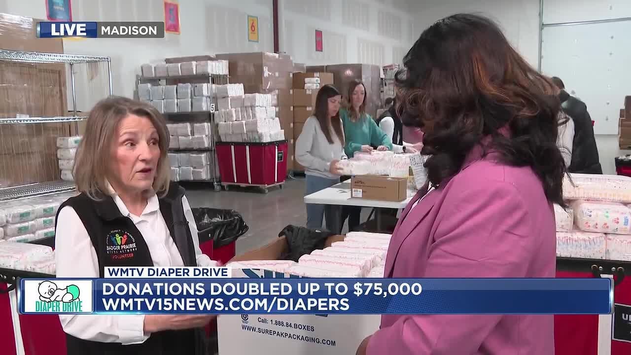 WMTV Diaper Drive Match Day happening all day Wednesday