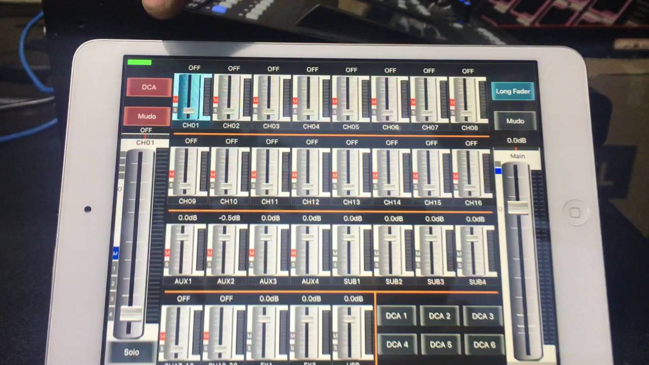 Audio lab 16xl ZaMar Producciones explicacion conectar Router y Ipad