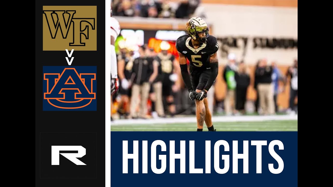 Horatio Fields Highlights | Wake Forest WR transfers to Auburn