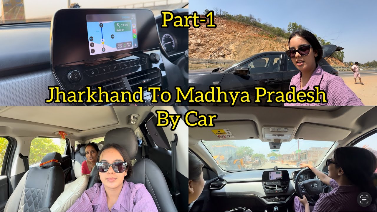 Jharkhand To Madhya Pradesh By Car 🚙🛣️ Part-1 | Payal Panchal Vlog
