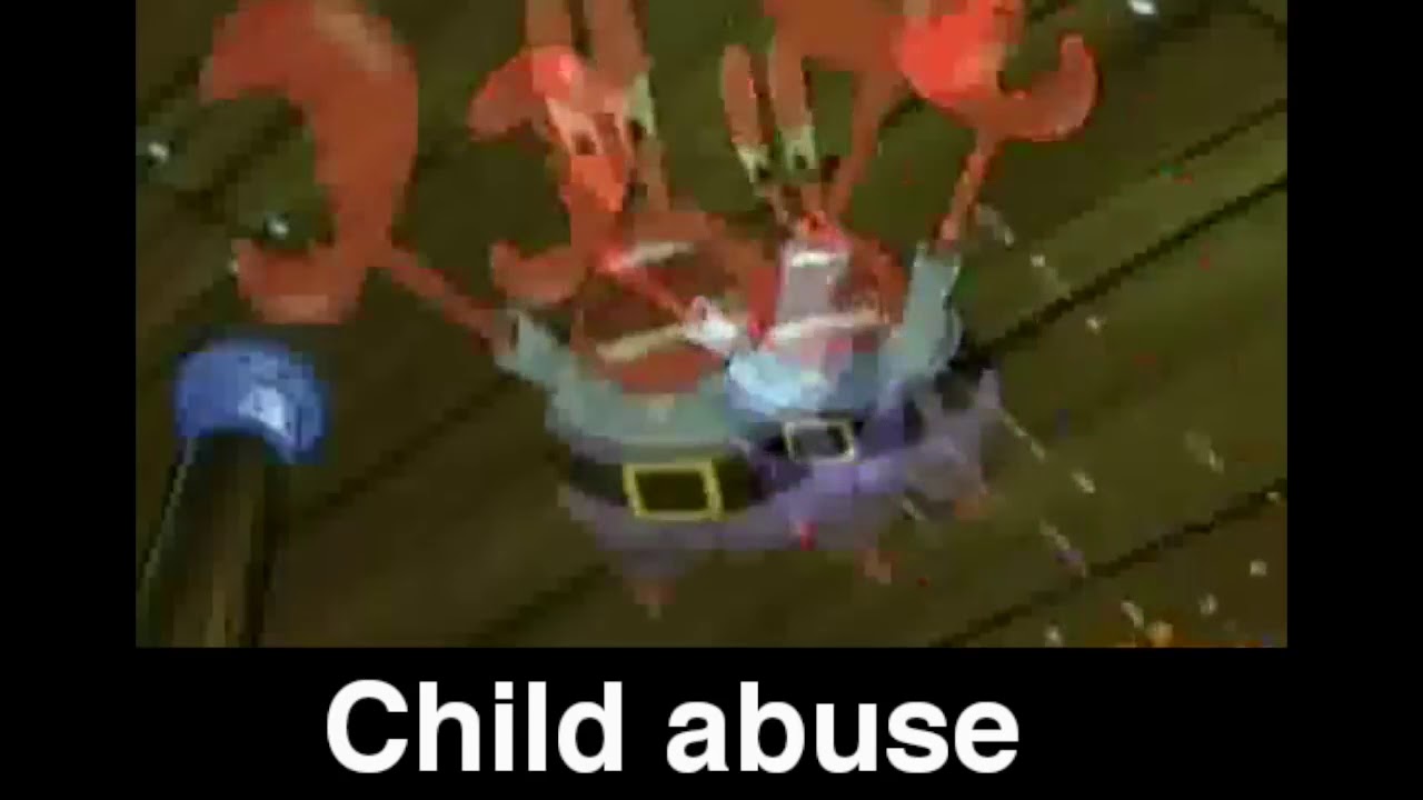 Crimes portrayed by Spongebob