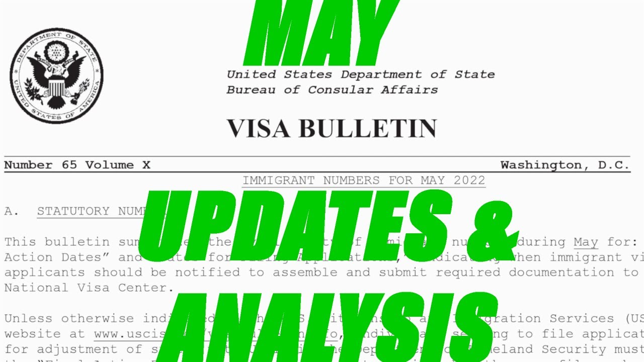 May Visa Bulletin: Updates & Analysis of the Year So Far