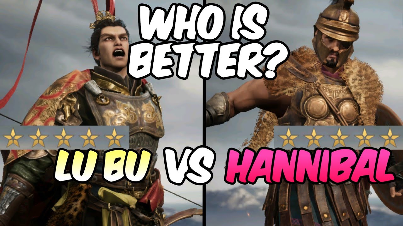 Lu bu versus Hannibal - Who has the Strongest Cavalry March in Age of Empires Mobile