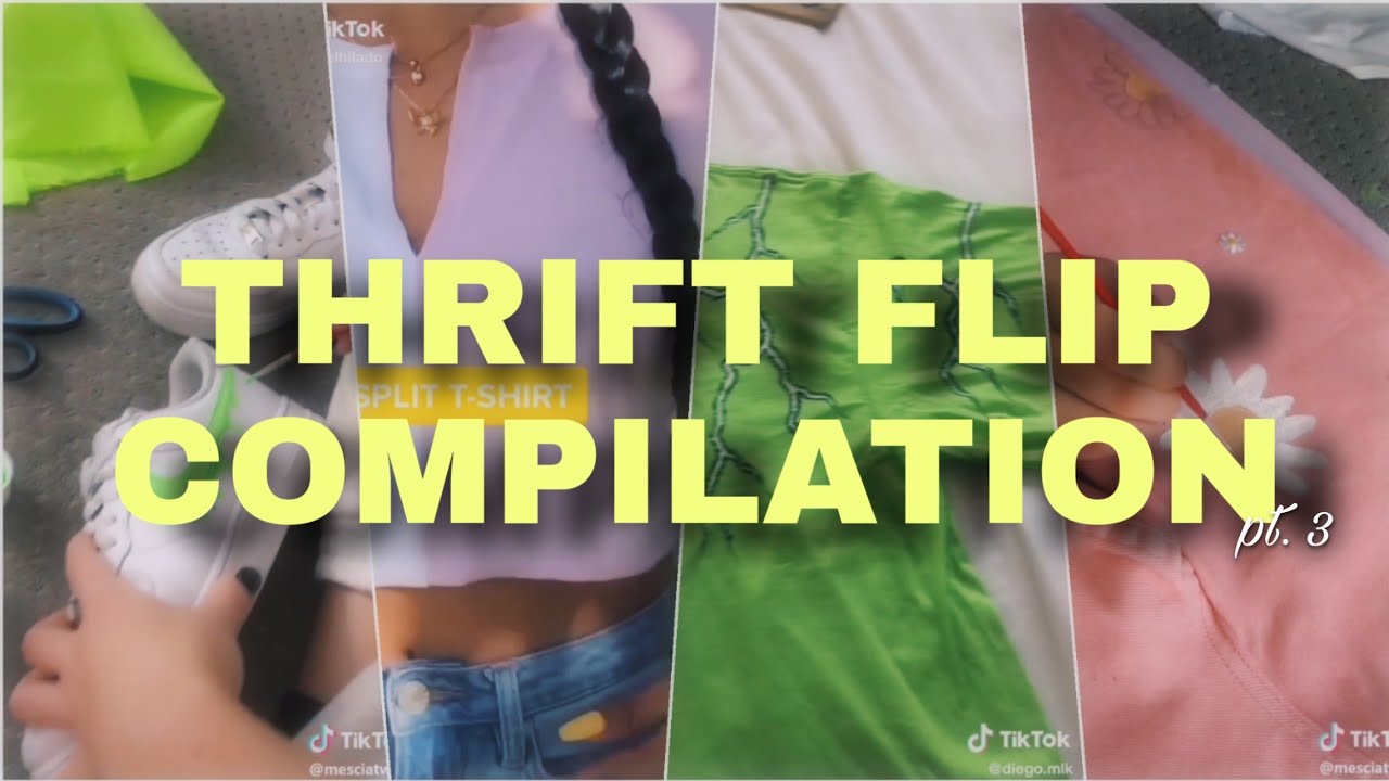 THRIFT FLIP | DIY CLOTHES | TikTok Compilation✨