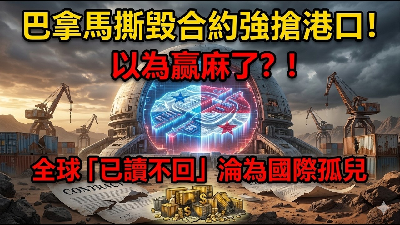 巴拿馬撕毀合約強搶港口！以為贏麻了？！報應一夕降臨，淪為國際孤兒，跪求金主竟遭全球「已讀不回」！