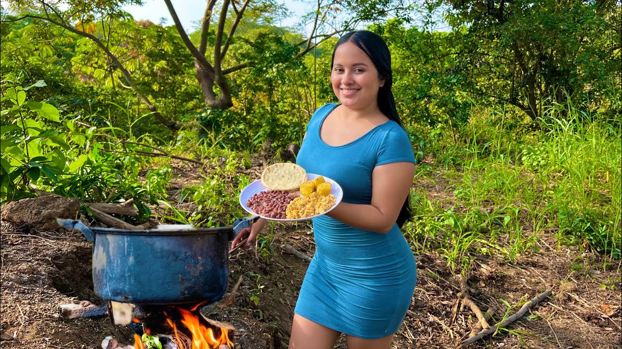 COCINANDO EN EL CAMPO EN EL SALVADOR🌾🇸🇻