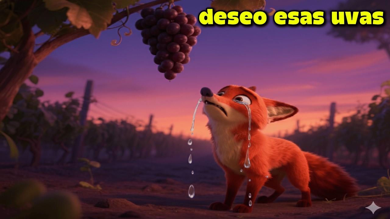 Lo que pasa cuando No tienes lo que quieres| El zorro y las uvas