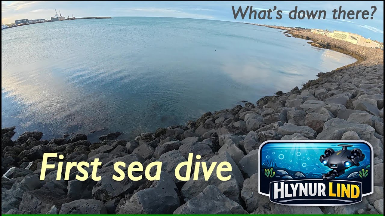 FIFISH V6 Expert – First Sea Dive | Hafnarfjörður, Iceland