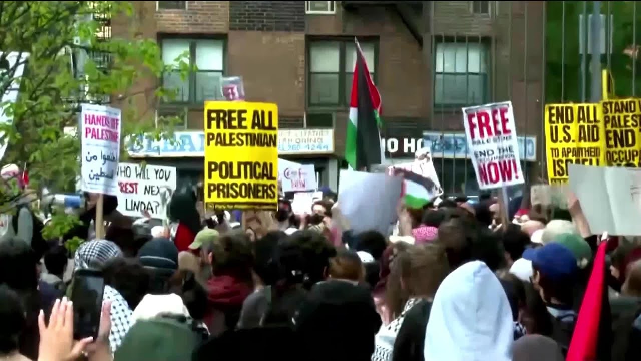 Police clear pro-Palestinian protesters from UCLA
