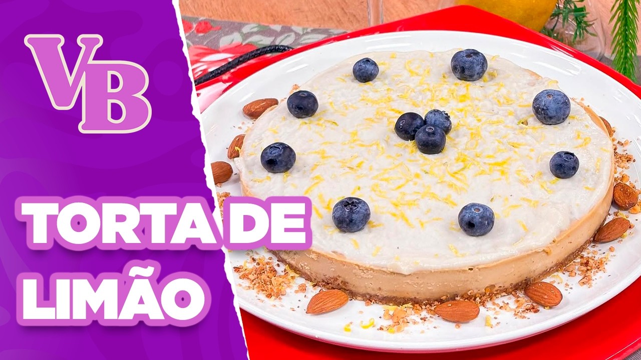 DOCINHA, SAUDÁVEL E MUITO SABOROSA: Aprenda a fazer essa torta de limão - Você Bonita (13/02/26)