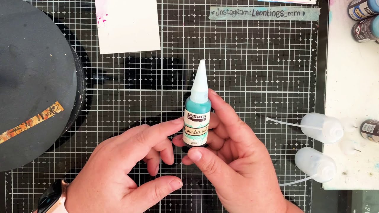Pentart alcohol ink swatches