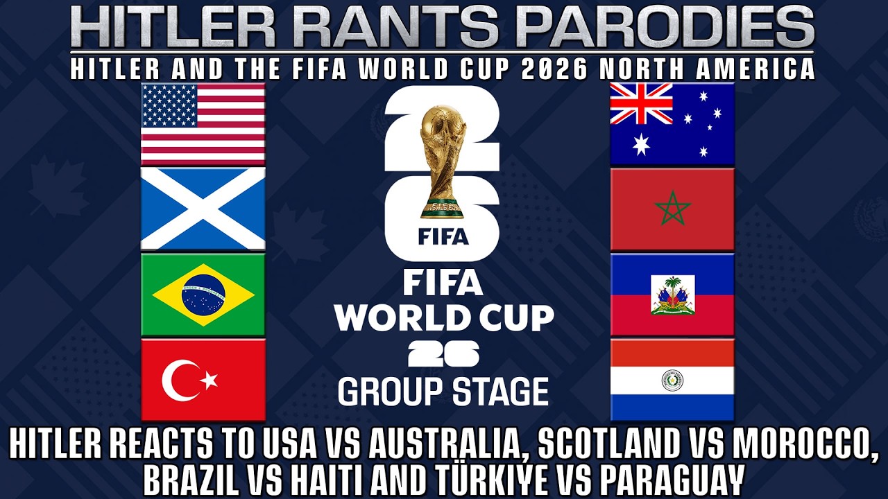 Hitler reacts to USA vs Australia | Scotland vs Morocco | Brazil vs Haiti | T&uuml;rkiye vs Paraguay