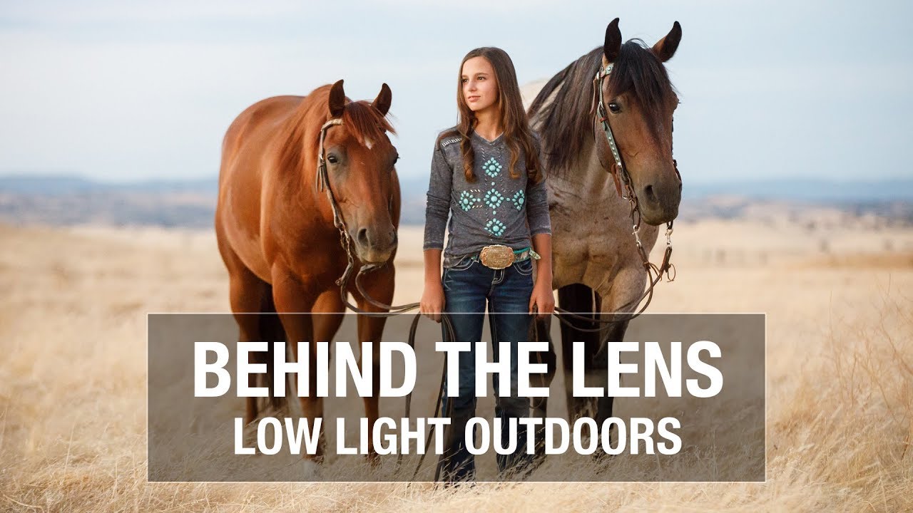 Behind the Lens - Low Light Portrait Outdoors