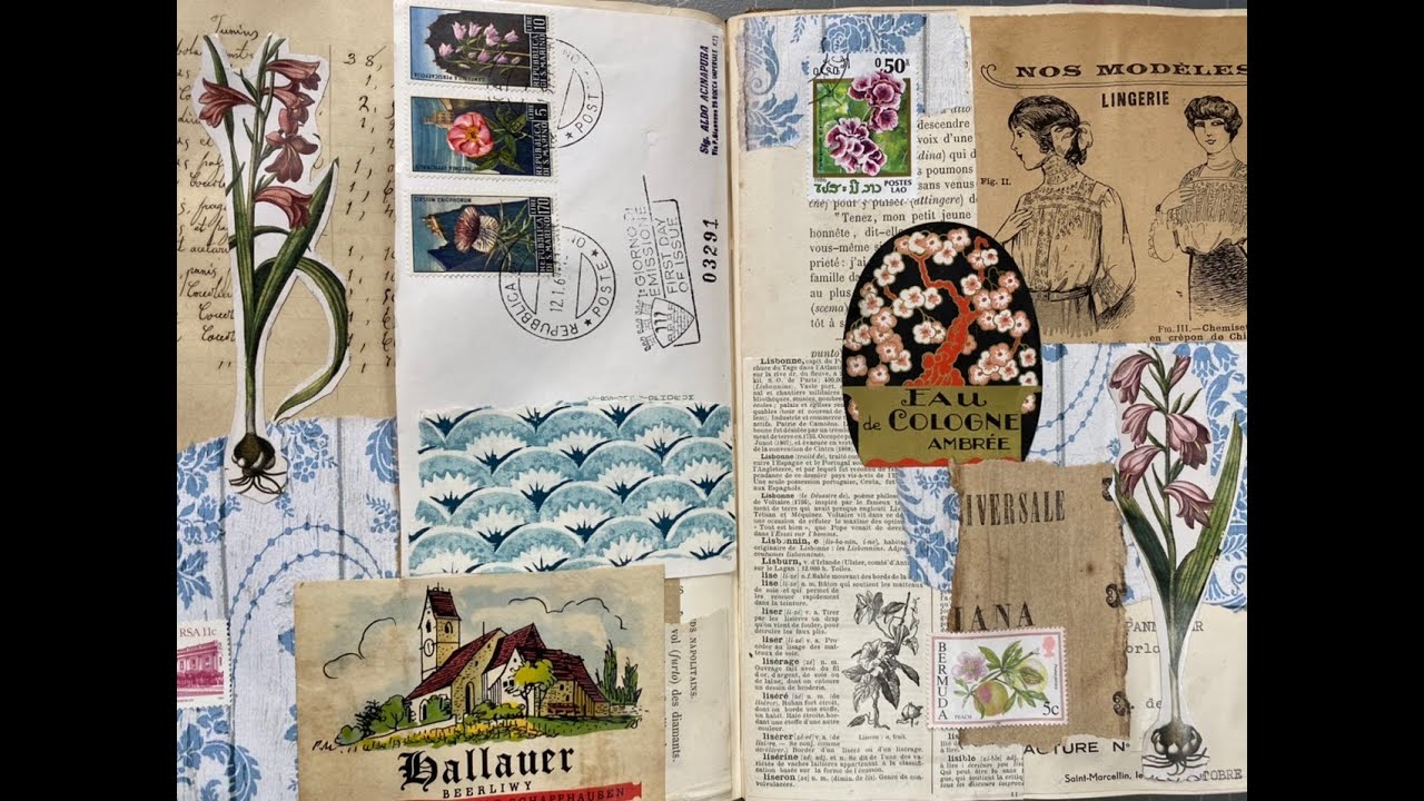 Craft with me | 5 prompt weekly collage challenge #2020c12 | Margarete Miller