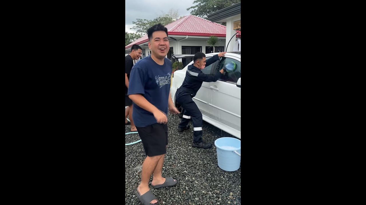 UNANG CARWASH NI KALO SA BAGONG KOTSE