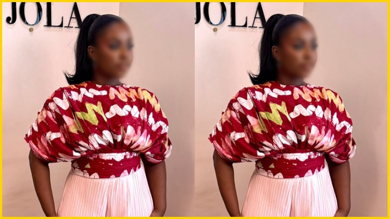 HOW TO MAKE A BALLOON BUBBLE BLOUSE/TOP @Stitchadress