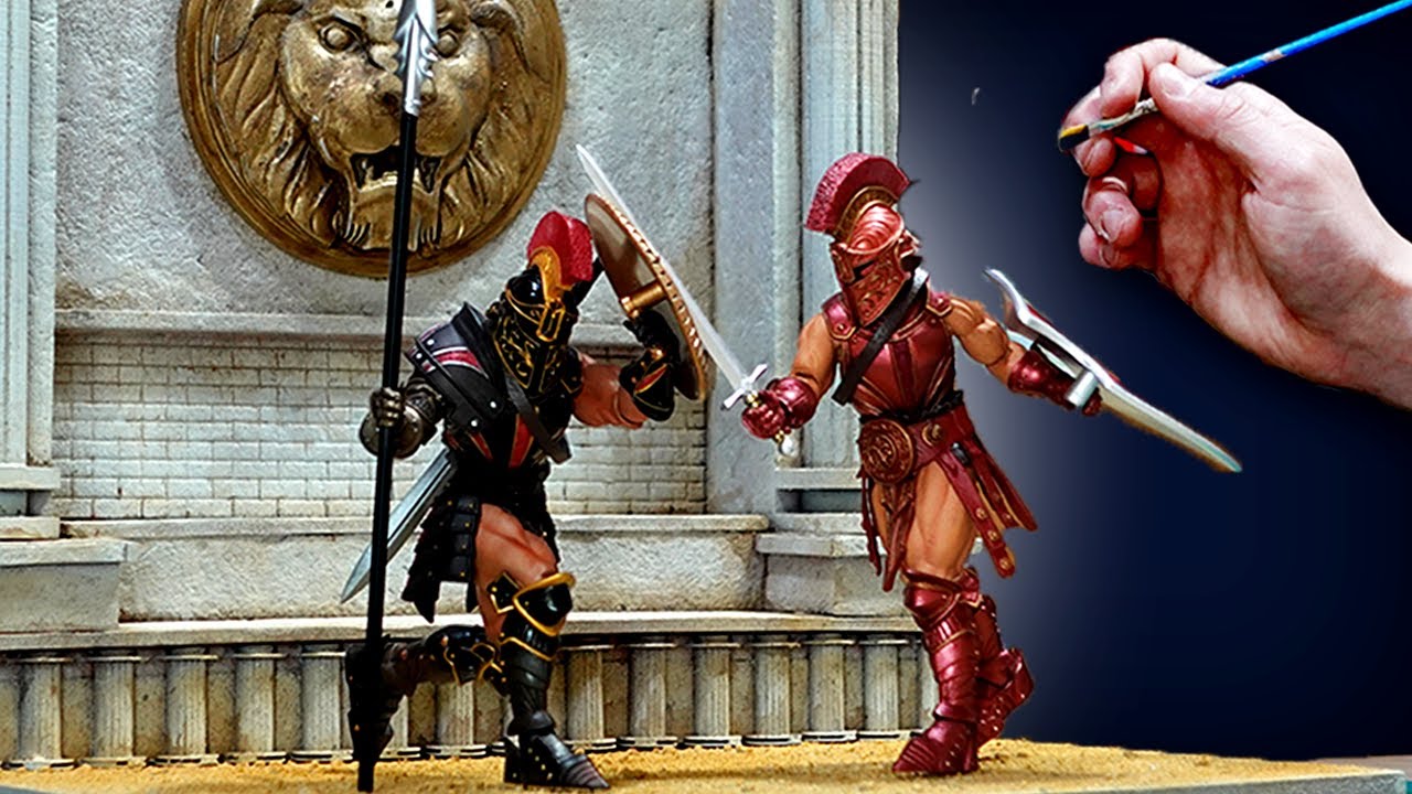 I made a Colosseum Diorama for Action Figures