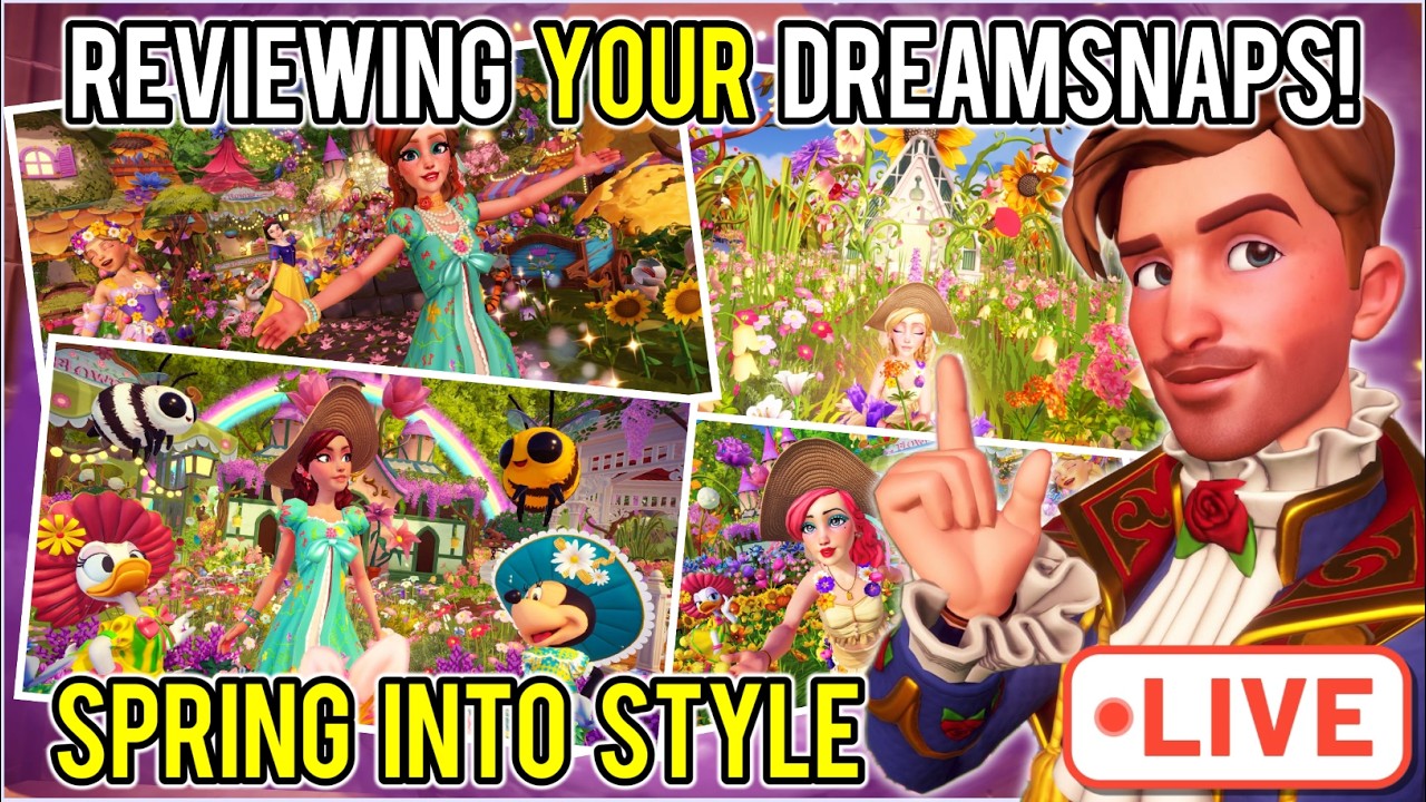 Reviewing YOUR Dreamsnaps | Spring Into Style | Disney Dreamlight Valley
