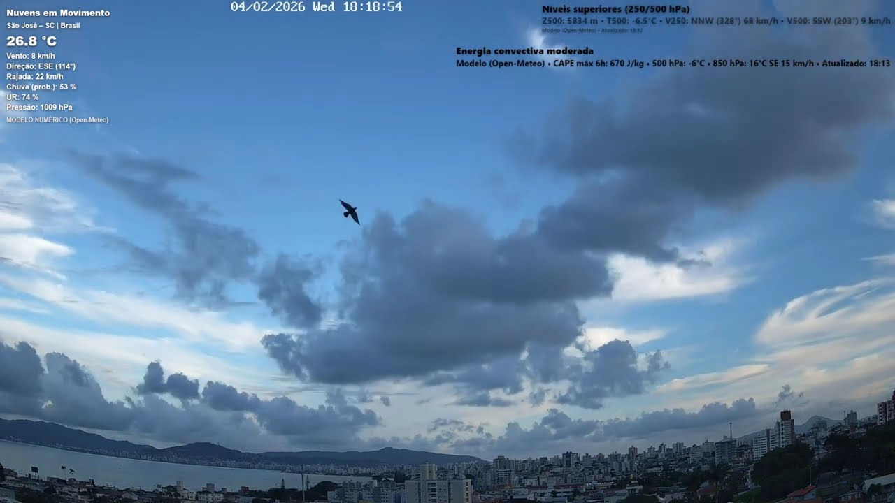 04/02/2025 - Time-lapse das Nuvens | Últimas 24h 